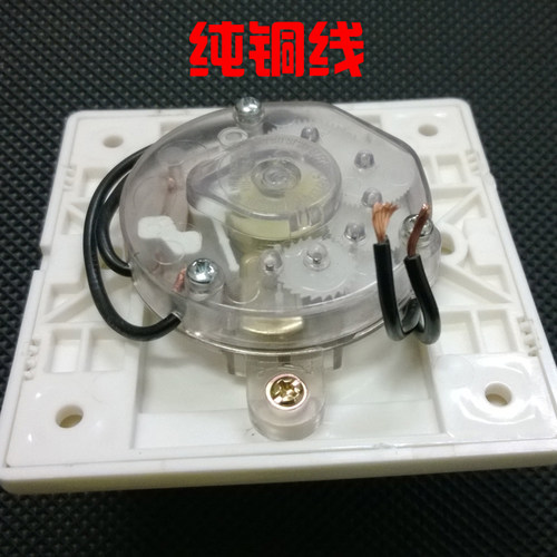 60分钟定时开关控制器机械式倒计时自动断电86型水泵定时插座面板 - 图0
