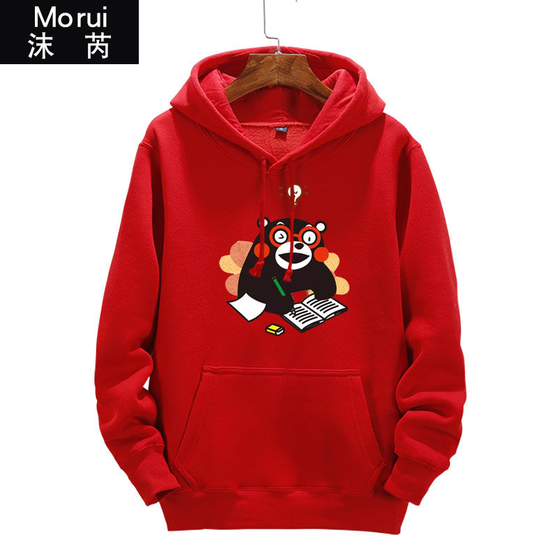 kumamon熊本熊吉祥物卡通连帽卫衣 沫芮服饰卫衣