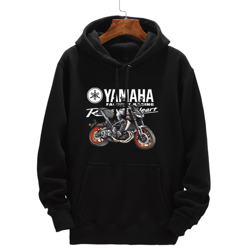 雅马哈爱好者骑行可定制连帽卫衣 沫芮服饰卫衣