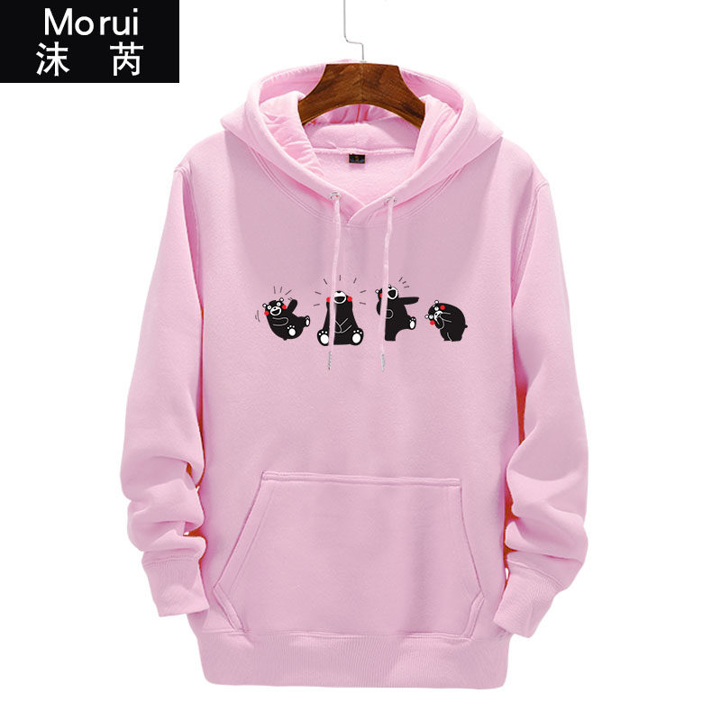 kumamon熊本熊吉祥物卡通连帽卫衣 沫芮服饰卫衣