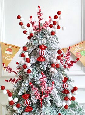 Christmas Tree Picks Sprays Branch Decoration Xmas Tree Topp