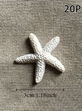 20pcs Versatile Resin Starfish Decorations - Perfect for Wed