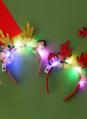 Christmas Hairband Luminous Crutch Headband Christmas Tree H