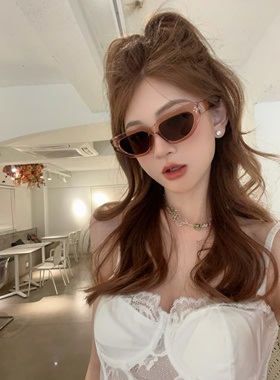 CDLM陈大刘芒 凹造型B备猫眼墨镜个性眼镜防紫外线近视太阳镜女潮