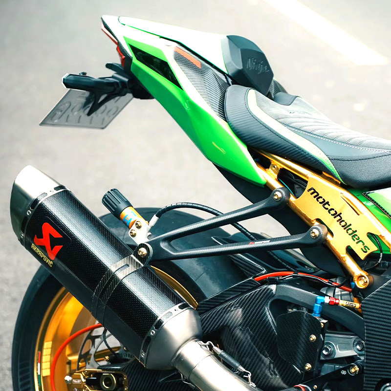 适用 川崎zx 10r 车牌架 ZX-10RR 改装 短尾架 EP同款 转向灯支架