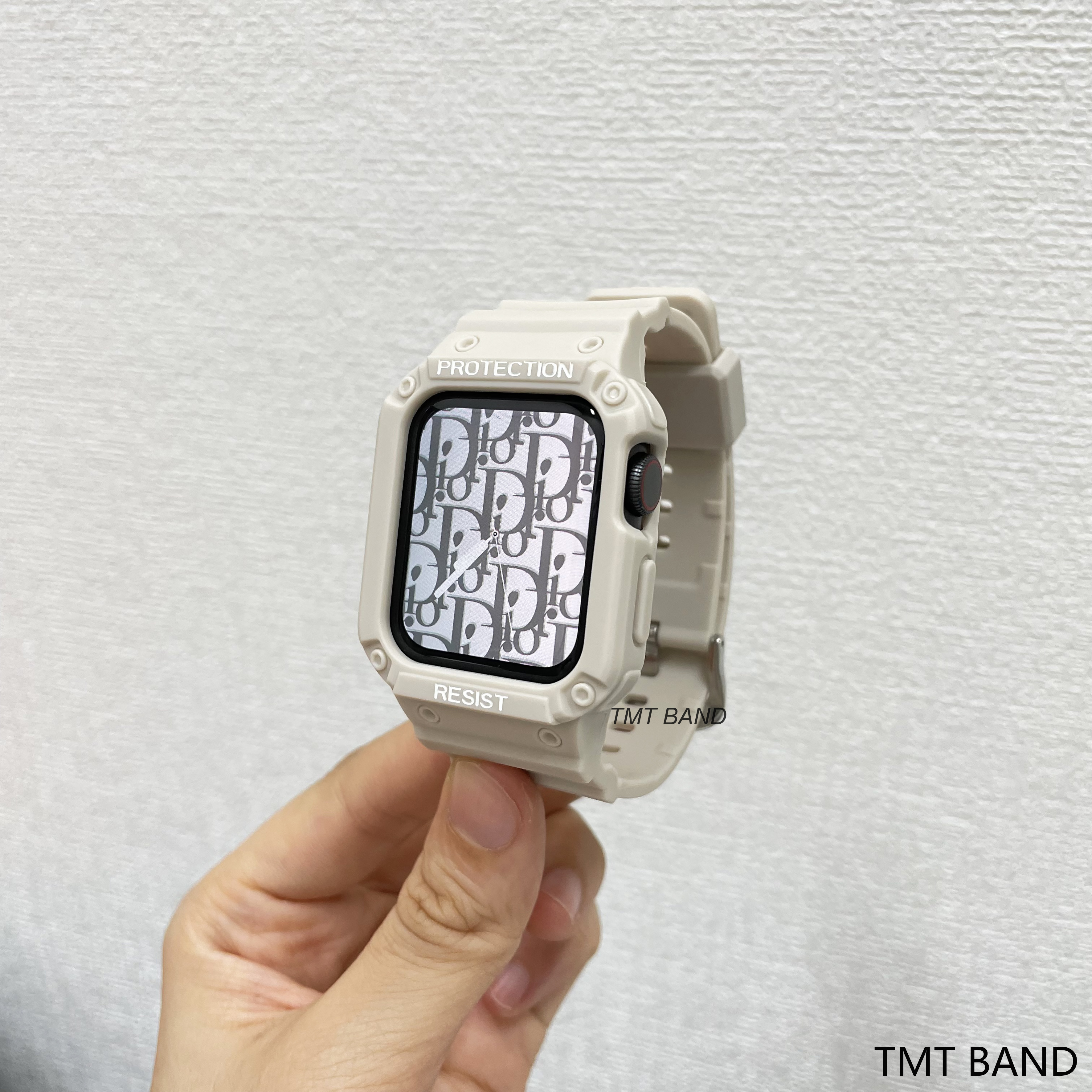 适用applewatch8表带iwatch7654321se苹果手表一体TPU硅胶表带通 - 图1