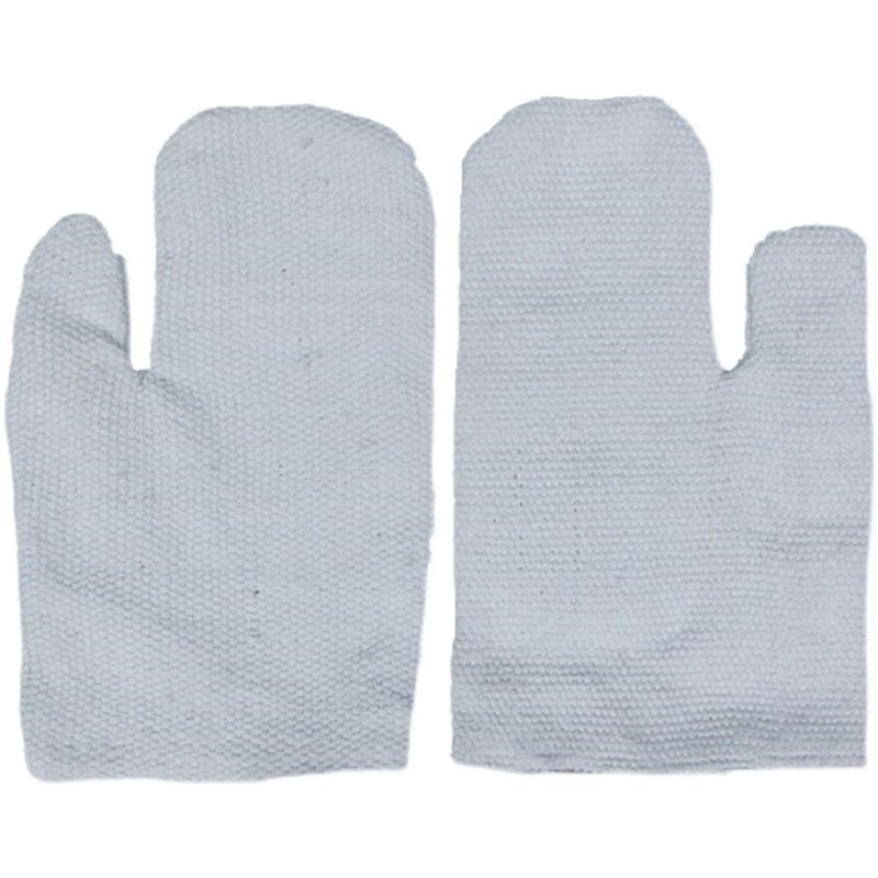 男女长款分指型防火隔热耐高温并指石棉透气通用劳保常规居家手套