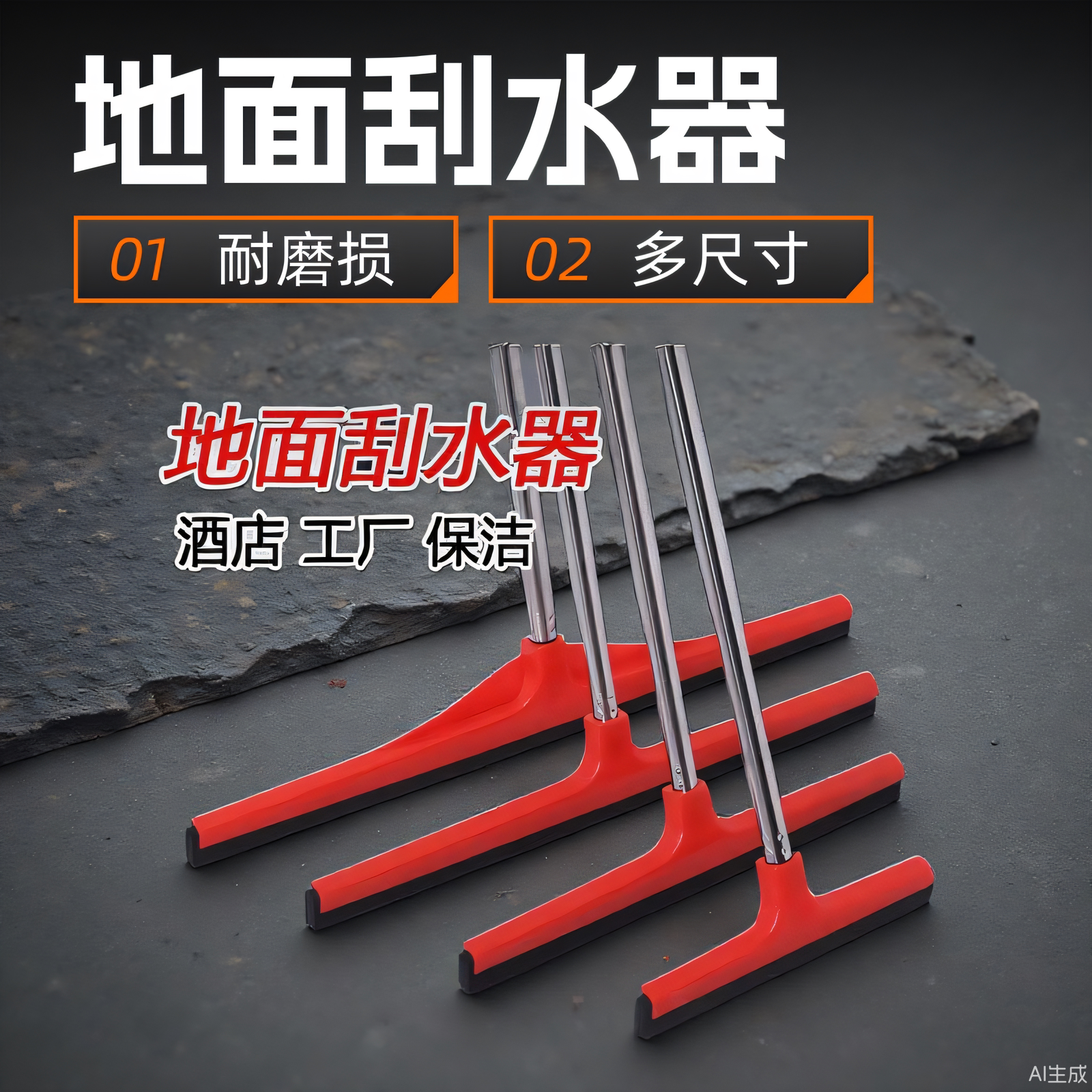 Commercial large size floor wiper