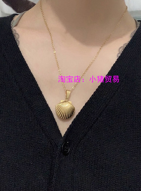 亲人纪念照礼物可防水金银色项链