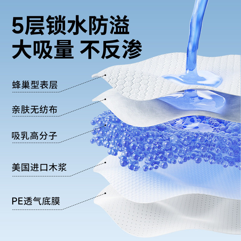 小白熊防溢乳垫哺乳期一次性超薄透气孕妇产后防漏08872 100片装,淘宝优惠券,粉丝福利购,淘宝优惠卷