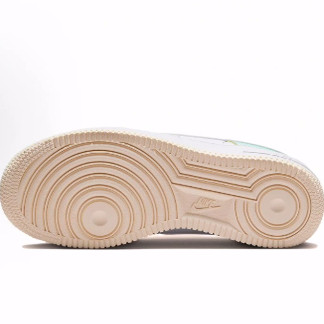 Nike Air Force 1 皮革 耐磨 低帮 儿童板鞋 绿白,淘宝优惠券,粉丝福利购,淘宝优惠卷