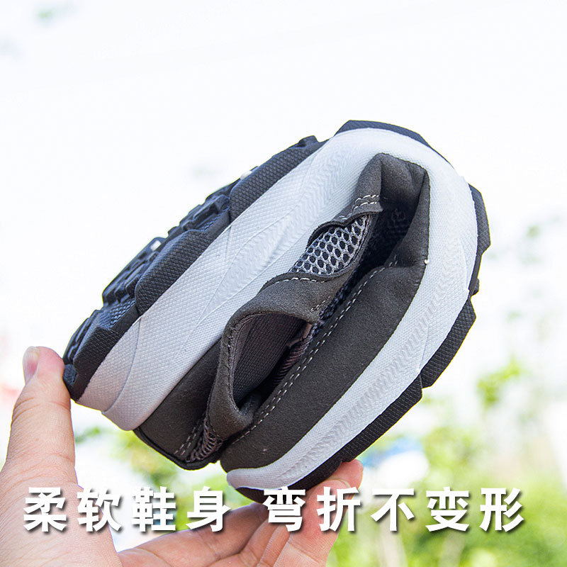 老北京布鞋男夏季网鞋透气薄老人健步鞋老人网面运动休闲鞋