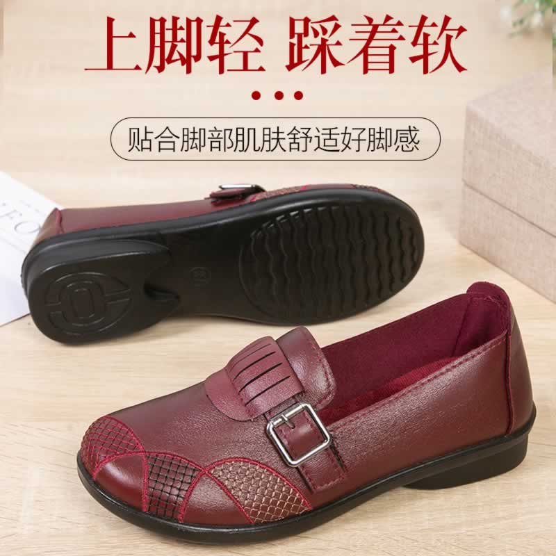 老北京布鞋步锦轩正牌女士老太太鞋女式妇女软底防滑中年春秋平底