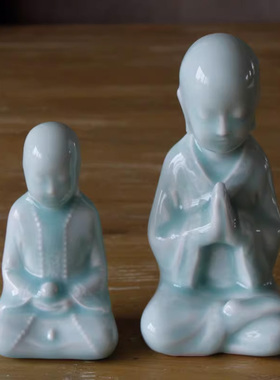 景德镇禅意风供佛手工软装饰品