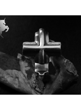 羿采个性十字架925女生银饰品