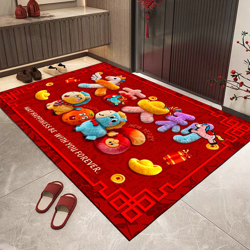 Hongxing entrance door non-slip water-absorbent floor mat