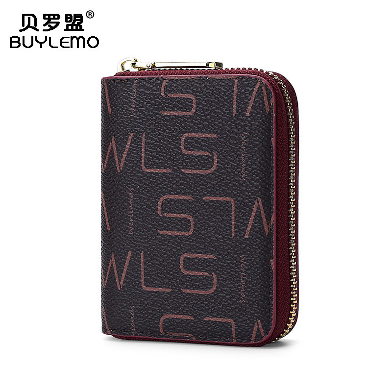 女式精致时尚小巧大容量多卡位卡包 贝罗盟卡包