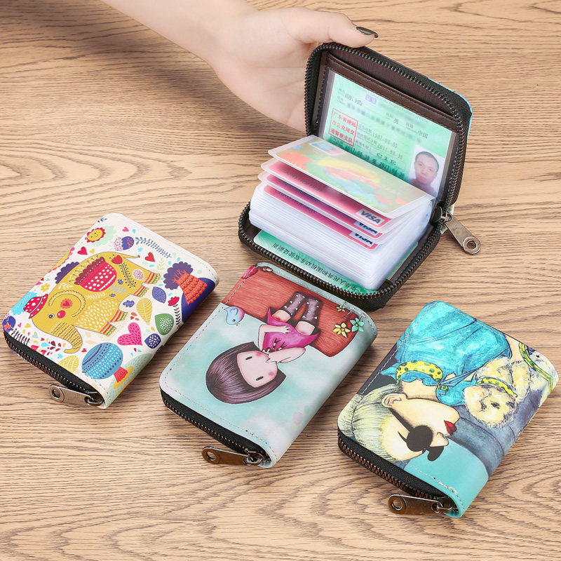 女式精致时尚小巧大容量多卡位卡包 贝罗盟卡包