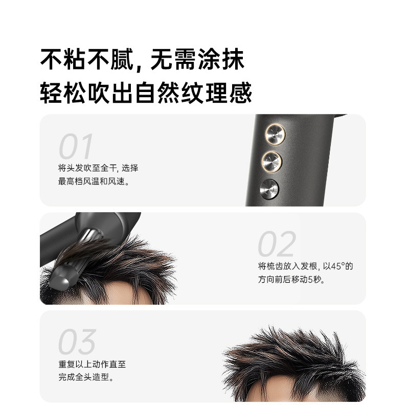 LANSAM零速电吹风机负离子护发家用高速速干风筒大风力男士爆蓬