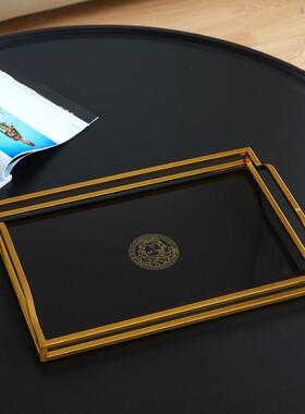 北欧轻奢陶瓷果盘法式中古风