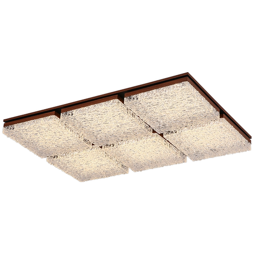 轻奢冰裂纹客厅吸顶灯2025新款意式高级感卧室家用护眼全屋灯具 - 图3