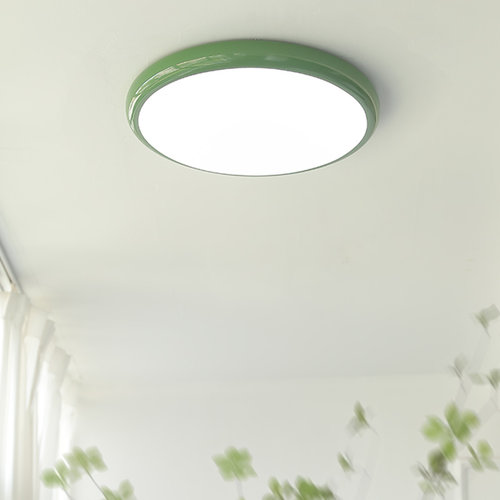 法式奶油风主卧室吸顶灯现代极简约书儿童房间灯圆形智能护眼高亮 - 图1