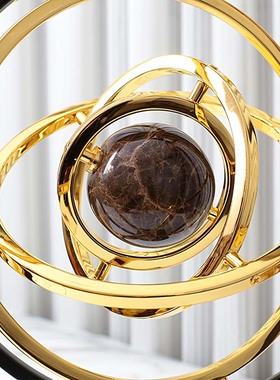 速发创意轻摆地球仪办公室桌面客厅电视柜酒柜奢饰品装件家居饰品