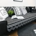 Đệm sofa Bắc Âu bao gồm bốn mùa phổ vải đơn giản hiện đại chống trượt vải lanh cotton phòng khách đệm lưng khăn - Ghế đệm / đệm Sofa đệm cho ghế gỗ Ghế đệm / đệm Sofa