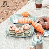 Дорожное снаряжение для кемпинга, портативная посуда, комплект, складная обеденная тарелка, кухонная утварь, европейский стиль