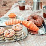 Дорожное снаряжение для кемпинга, портативная посуда, комплект, складная обеденная тарелка, кухонная утварь, европейский стиль