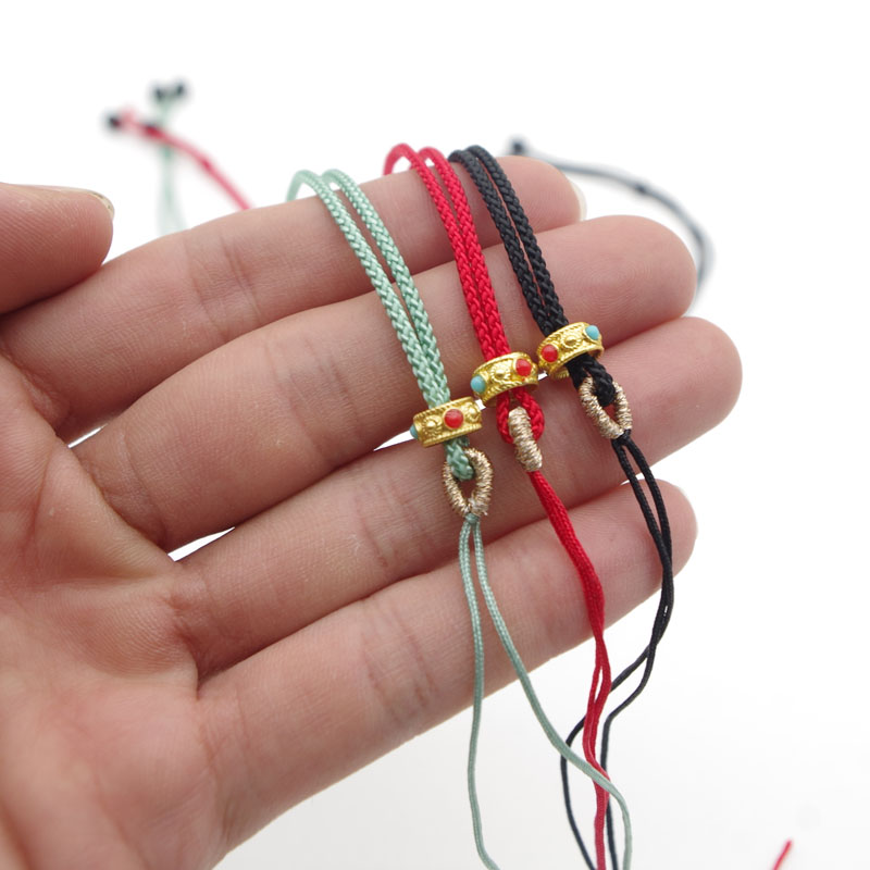 如意绳绕线白玛瑙编织吊坠挂绳diy饰品绳玉器项链绳高货藏式项链 - 图1