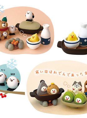 本DECOLE树脂摆件雪国之子冬