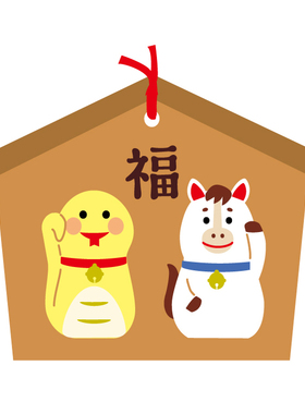 招福十二支生肖摆件日本DECOLE