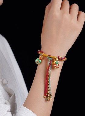 男女吞金兽轮回结手绳手链