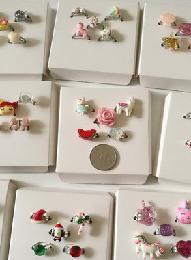 外贸卡通戒指盒装表演道具套装