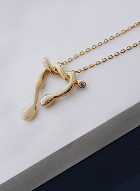 爱心项链纯银简约吊坠轻奢设计感