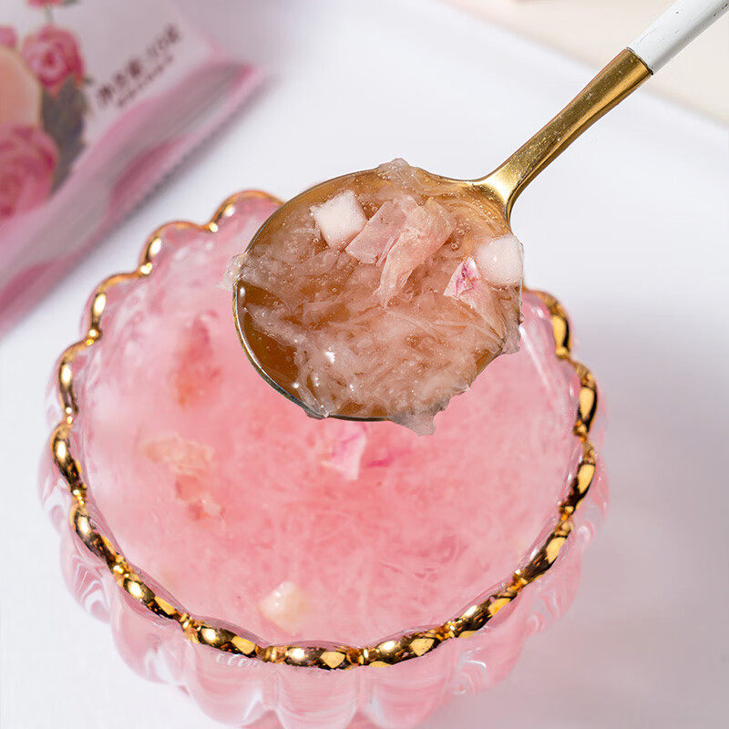 【鲜琪家玫瑰桃桃燕窝饮15g6包*5盒】即食燕窝饮品润养气色,淘宝优惠券,粉丝福利购,淘宝优惠卷