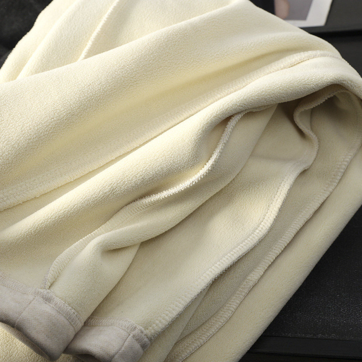 华子家 羊毛呢窄版阔腿裤女秋冬加厚加绒高腰宽松显瘦直筒裤45742,淘宝优惠券,粉丝福利购,淘宝优惠卷