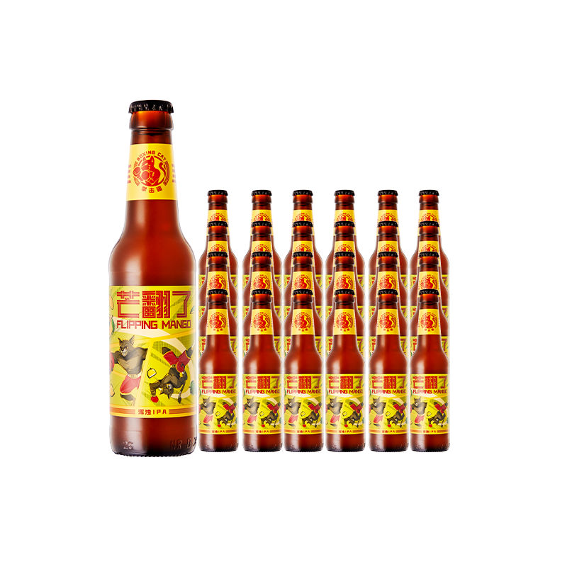 百威拳击猫芒翻了IPA精酿啤酒275ml*24瓶