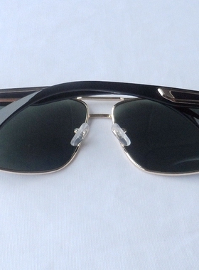 墨镜玻璃防晒方形金框钓鱼眼镜