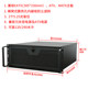 4u chassis short optical drive EATX motherboard 240 water cooling