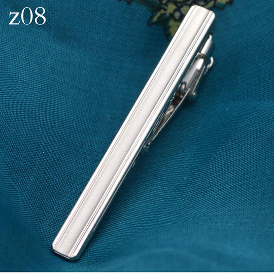 Tie clip for men's professional security men's simple British style accessories men's business formal wear metal silver clip accessories