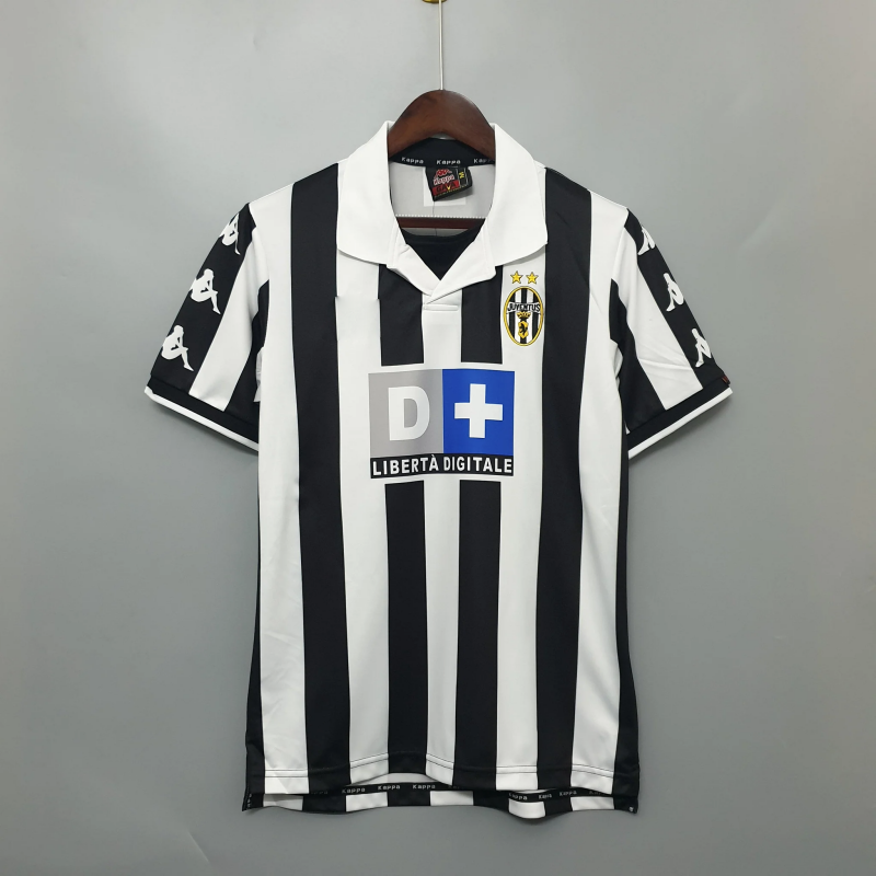 99 00 Juventus retro jersey ZIDANE football shirt del piero-图2