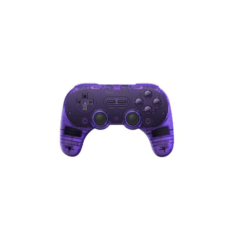 八位堂8bitDo PRO2复古特别版透紫无线蓝牙带背键多平台游戏手柄-图3