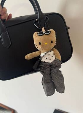 新款长腿辣妹黑皮挂件