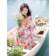 A dress ຂອງເດັກຍິງຝຣັ່ງທີ່ທ່ານສາມາດໃສ່ໃນພາກຮຽນ spring
