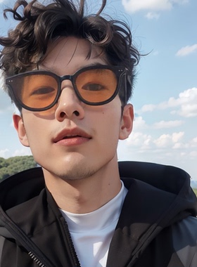 美式复古遮阳圆脸超轻户外眼镜男女全天太阳镜开车驾驶摩托墨镜潮