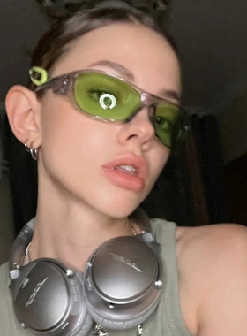 齐木楠雄同款cos绿色墨镜女款户外运动骑行防风护目镜Y2K男欧美风