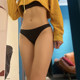 Ice Silk Flesh Color Ice Silk One Piece Seamless Invisible T-Pants