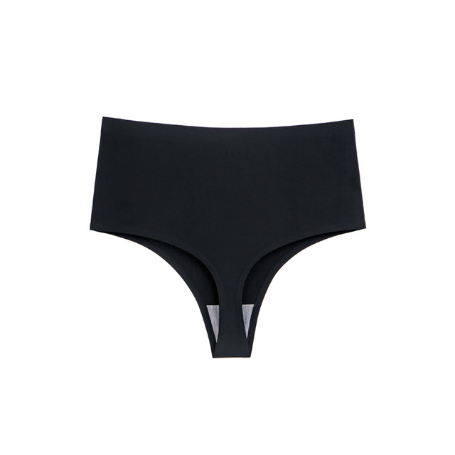 High waist, belly-tightening, no marks, exercise, large size thong